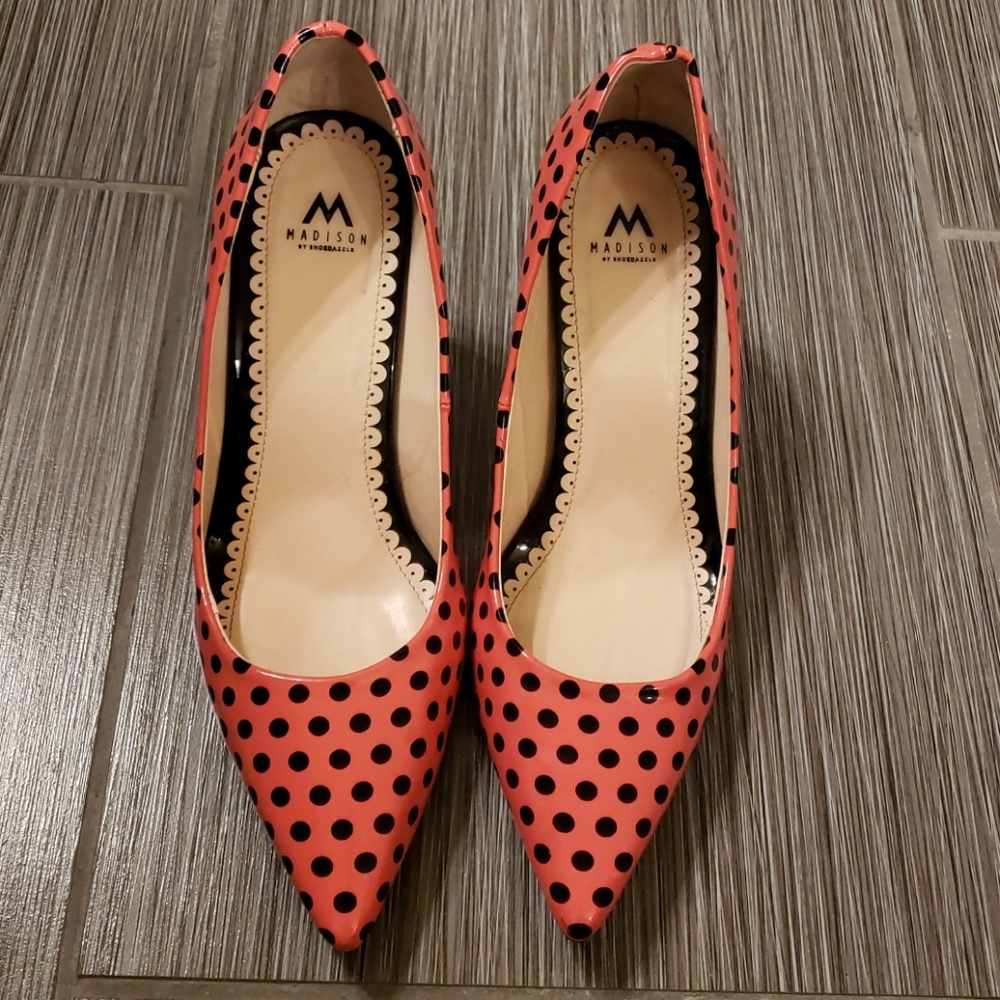 Polka dot shoes